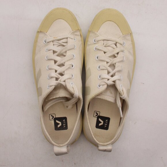 Veja Nova Canvas Women's Size 6 Low top Sneaker White Beige Shoes - Picture 9 of 9